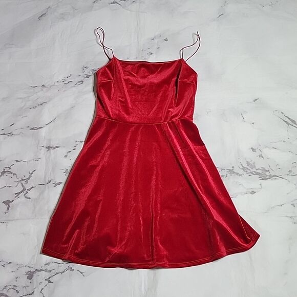 Urban Outfitters Dresses & Skirts - Urban Outfitters Red Velvet Dress